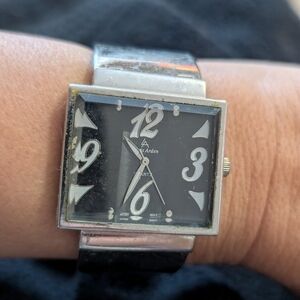 Louis Arden Watch Slip On Bangle With Large Numbers